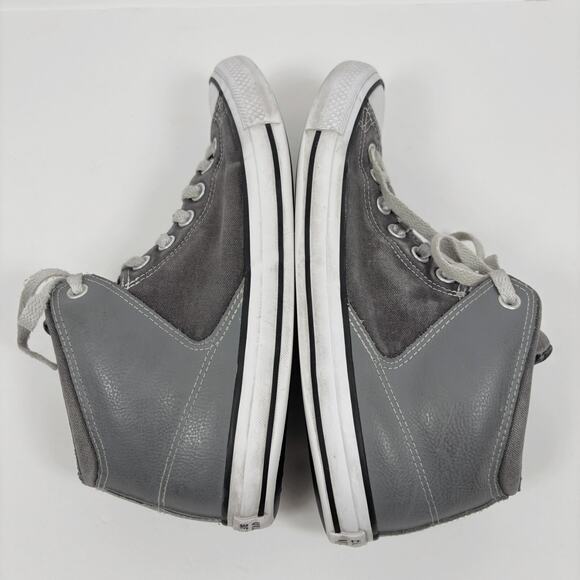 Converse All Star Chuck Taylor High Top Sneakers Shoes Mens 9 Gray Street - Picture 6 of 13